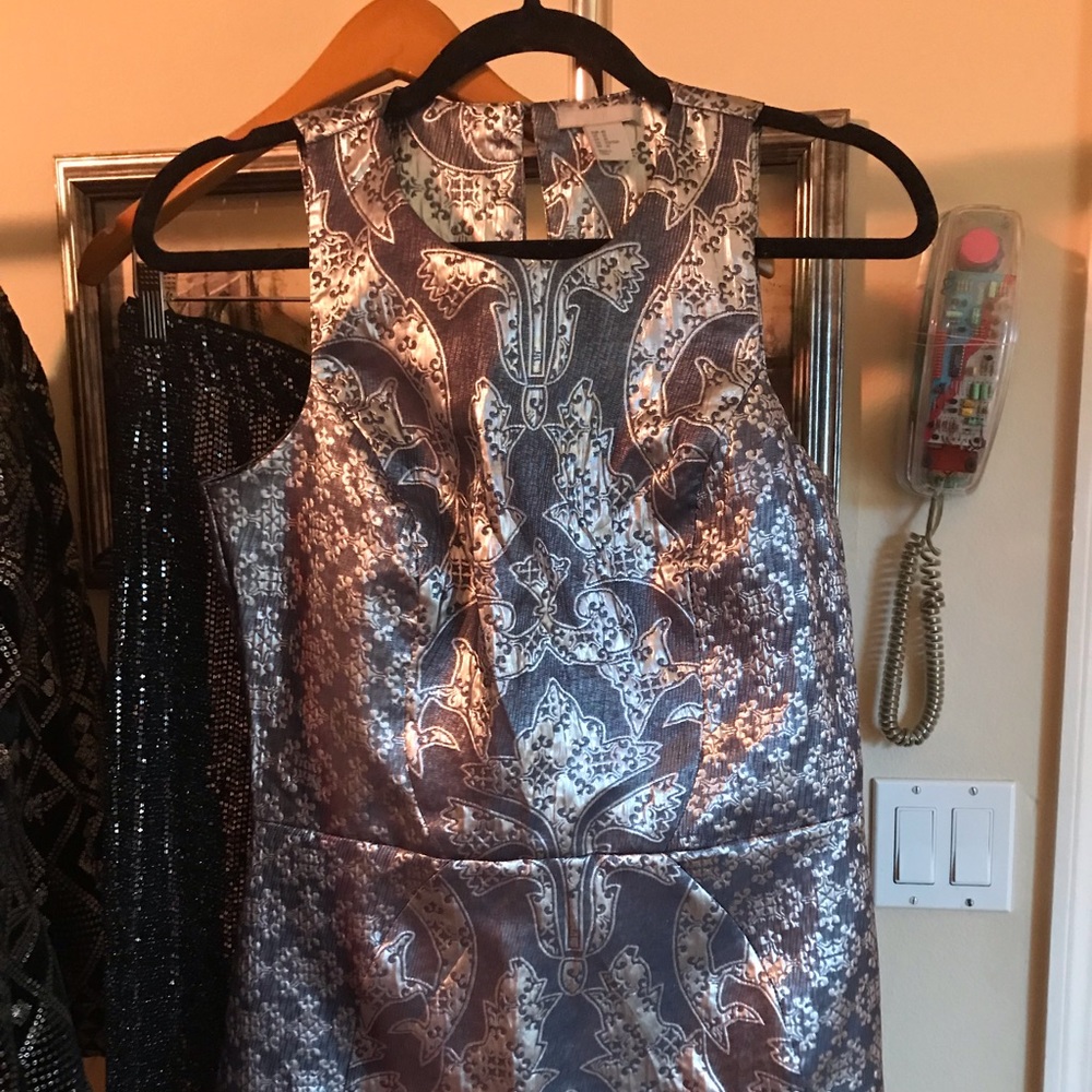 Metallic Jacquard Mini